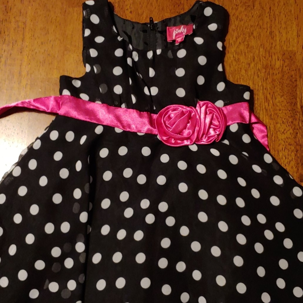 Girls 3t polka dot dress